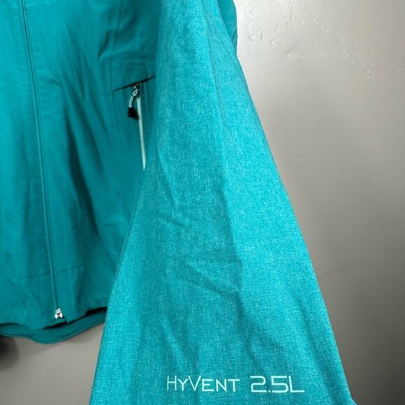 The North Face Women’s HyVent 2.5L Softshell Jacket in Teal Blue Size Medium - Picture 4 of 8